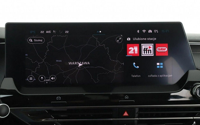 Citroen C5X cena 117500 przebieg: 45202, rok produkcji 2022 z Kłecko małe 407